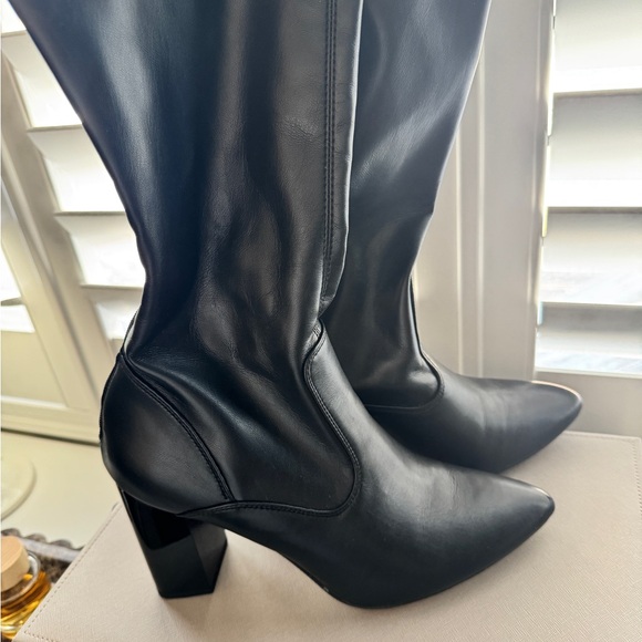 Franco Sarto Black Katherine Knee High Boot Wide Calf - Picture 11 of 11